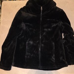 32° Heat Women's Black Faux Fur Jacket